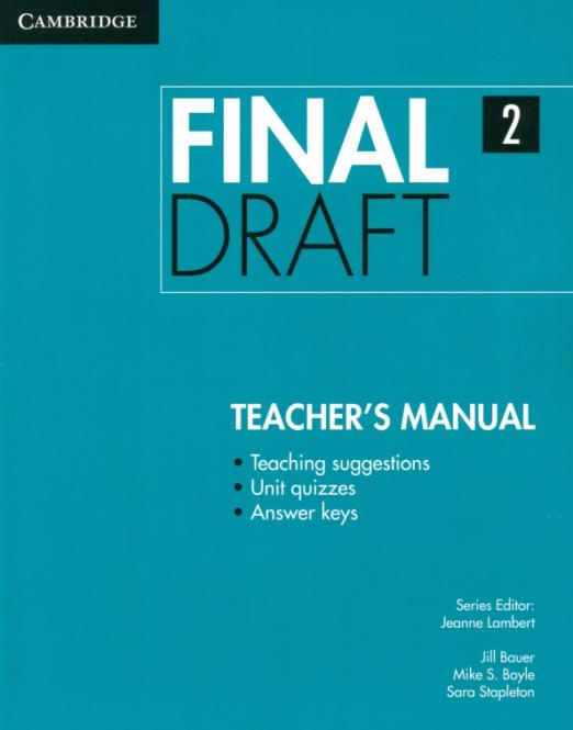 Final Draft 2 Teacher's Manual / Книга для учителя