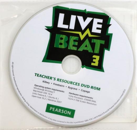 Live Beat 3 Teacher's Resources CD-ROM / Дополнительные материалы для учителя