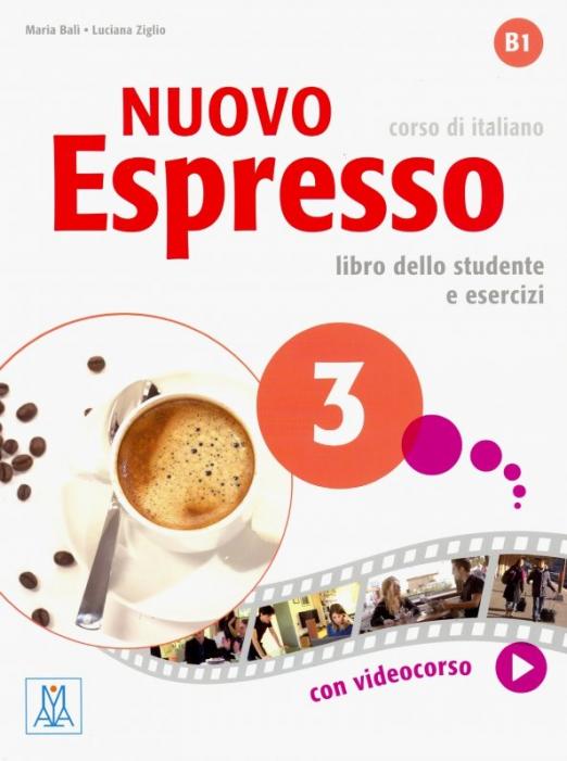Nuovo Espresso 3 Libro dello studente + esercizi + DVD / Учебник + DVD