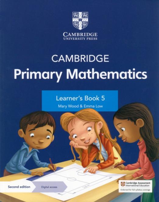 Cambridge Primary Mathematics (Second Edition) Learner's Book 5 + Digital Access 1 Year / Учебник с кодом доступа