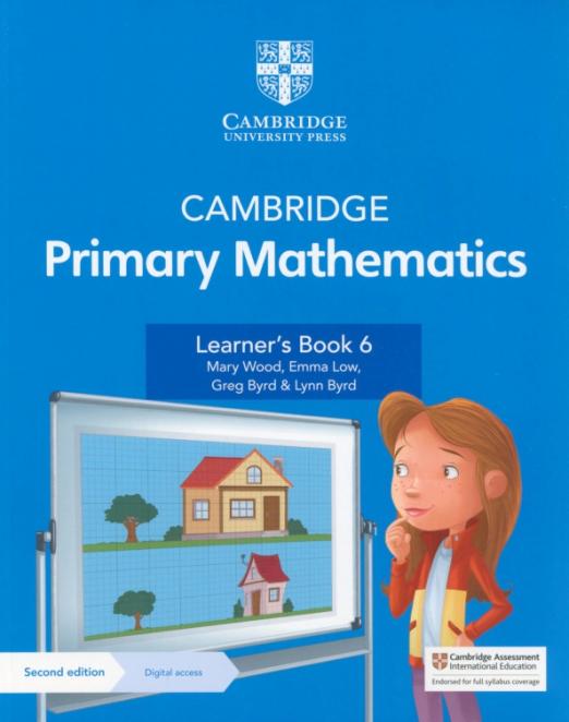 Cambridge Primary Mathematics (Second Edition) Learner's Book 6 + Digital Access 1 Year / Учебник с кодом доступа