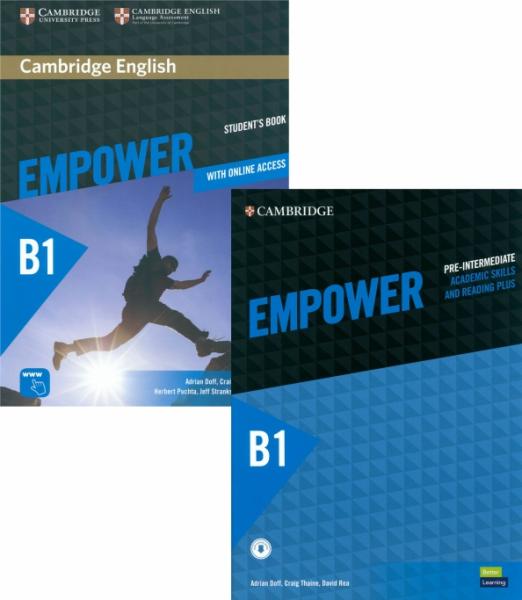 Empower Pre Intermediate Students Book Pack + Online Access Academic Skills and Reading Plus Учебник + буклет + онлайн-доступ