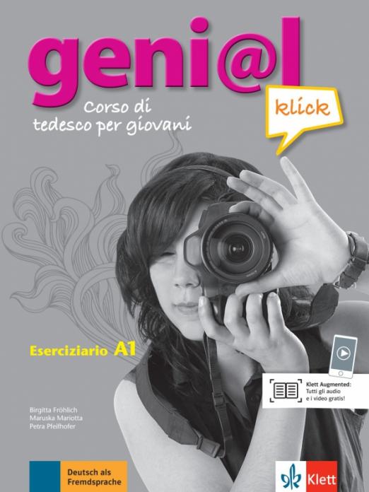 Geni@l klick A1  Eserciziario 2CD / Рабочая тетрадь с дисками (итальянская версия)