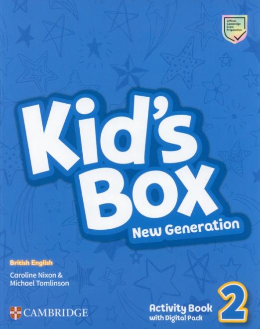 Kid's Box New Generation 2 Activity Book with Digital Pack Рабочая тетрадь с онлайн кодом