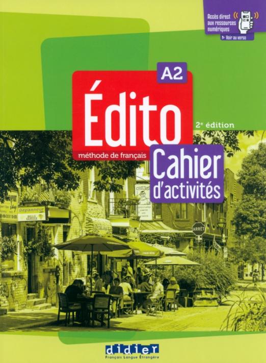 Edito A2 2e Edition Cahier  didierfle app Рабочая тетрадь