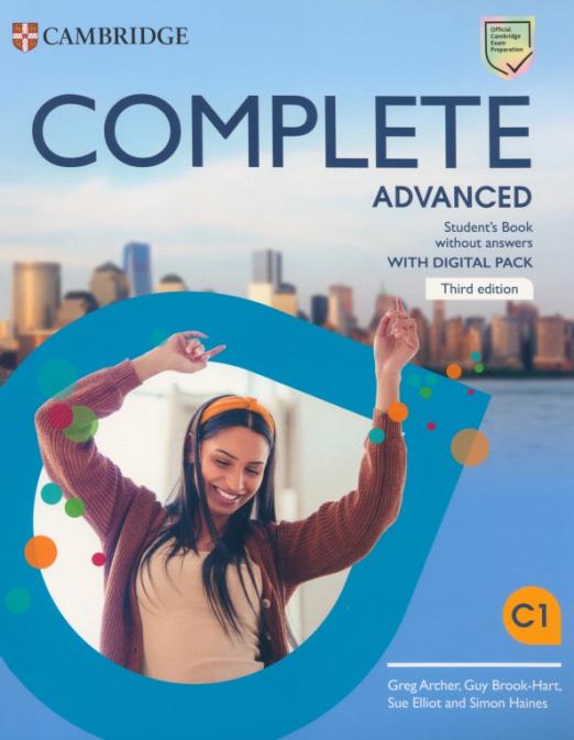 Complete Advanced Third Edition Student's Book without Answers with Digital Pack Учебник с онлайн кодом без ответов