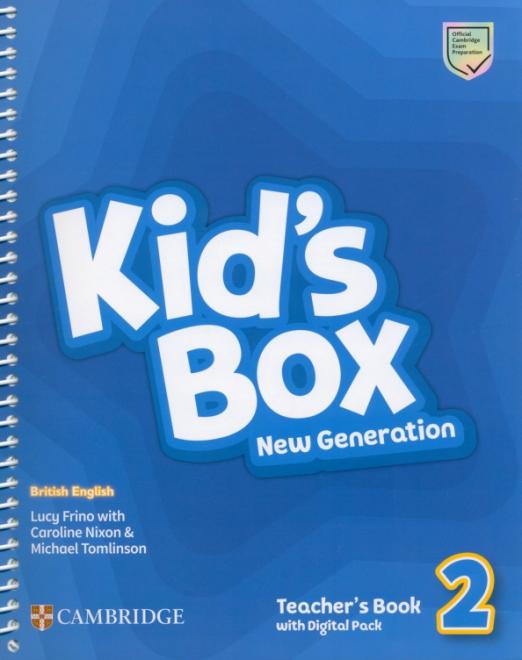 Kid's Box New Generation 2 Teacher's Book with Downloadable Audio Книга для учителя с онлайн кодом