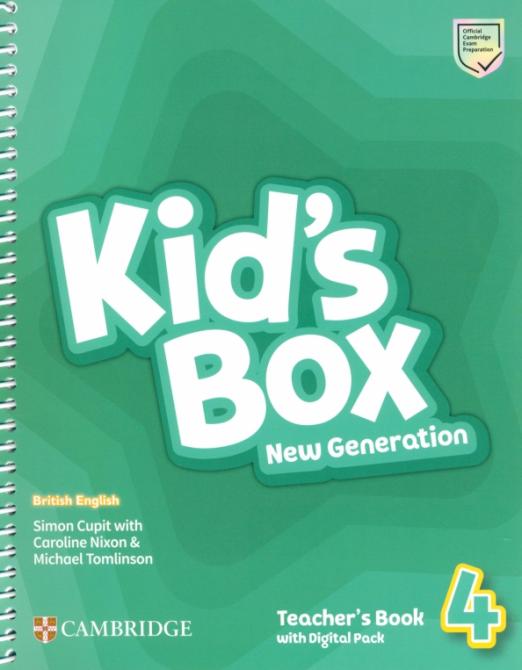 Kid's Box New Generation 4 Teacher's Book with Digital Pack Книга для учителя с онлайн кодом
