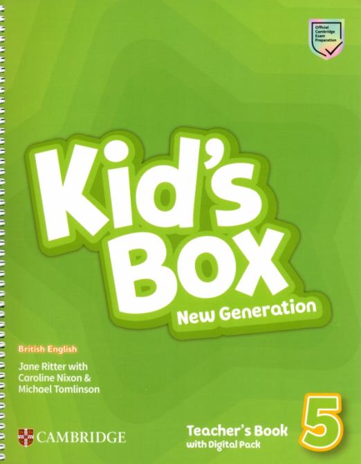 Kid's Box New Generation 5 Teacher's Book with Digital Pack Книга для учителя с онлайн кодом