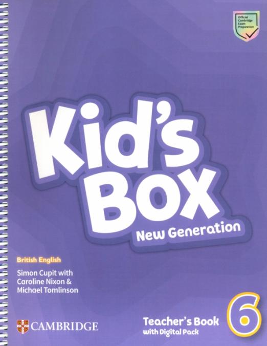 Kid's Box New Generation 6 Teacher's Book with Digital Pack Книга для учителя с онлайн кодом