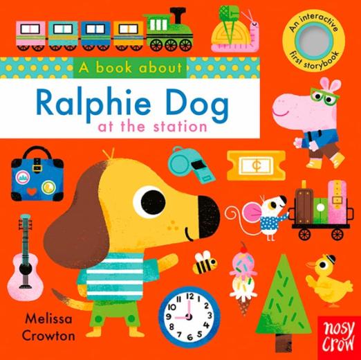A Book About Ralphie Dog at the station