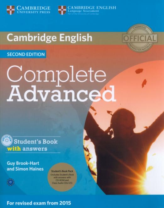 Complete Advanced (Second Edition) Student's Book with Answers +CD-ROM + Audio-CDs (2) / Учебник + ответы + диски