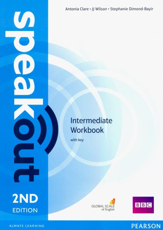 Speakout 2nd edition Intermediate Workbook with Key  Рабочая тетрадь c ответами
