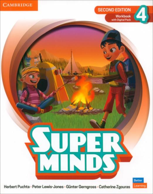 Super Minds (2nd Edition) 4 Workbook + Digital Pack / Рабочая тетрадь + онлайн-код