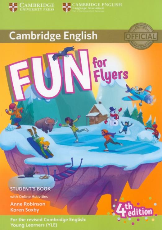 Fun for Flyers 4th Edition Student's Book + Online Activities + Audio / Учебник + онлайн-практика