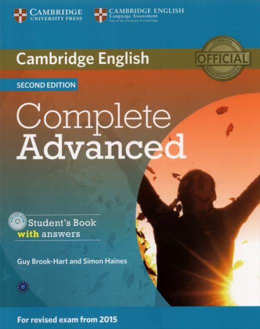 Complete Advanced (Second Edition) Student's Book + Answers + CD / Учебник + ответы + CD