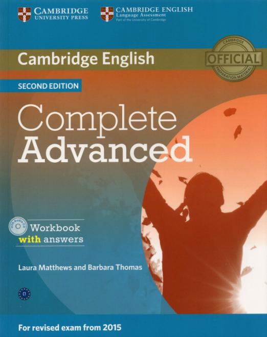 Complete Advanced (Second Edition) Workbook + Answers + CD / Рабочая тетрадь + ответы + CD