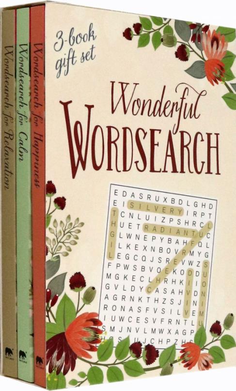 Wonderful Wordsearch. 3 book gift set