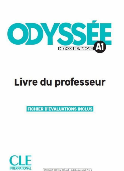 Odyssée A1 Guide pédagogique / Книга для учителя