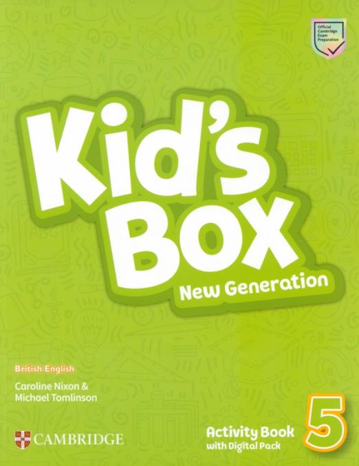 Kid's Box (New Generation) 5 Activity Book with Digital Pack / Рабочая тетрадь с онлайн-кодом