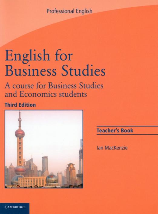 English for Business Studies. A Course for Business Studies and Economics Students. Teacher's Book / Книга для учителя