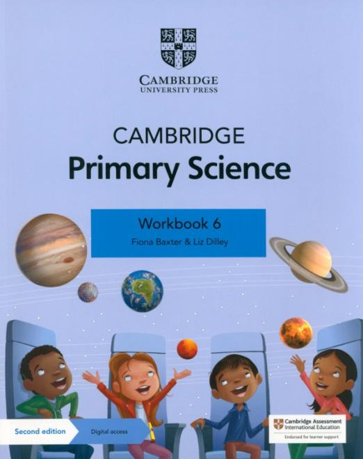 Cambridge Primary Science (Second Edition) Workbook 6 with Digital Access / Рабочая тетрадь + онлайн-доступ