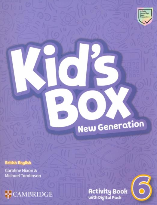 Kid's Box (New Generation) 6 Activity Book with Digital Pack / Рабочая тетрадь с онлайн-кодом