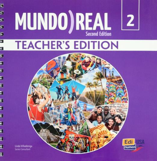 Mundo Real 2 (2nd Edition) Teacher's Edition + Online access code / Книга для учителя + код доступа
