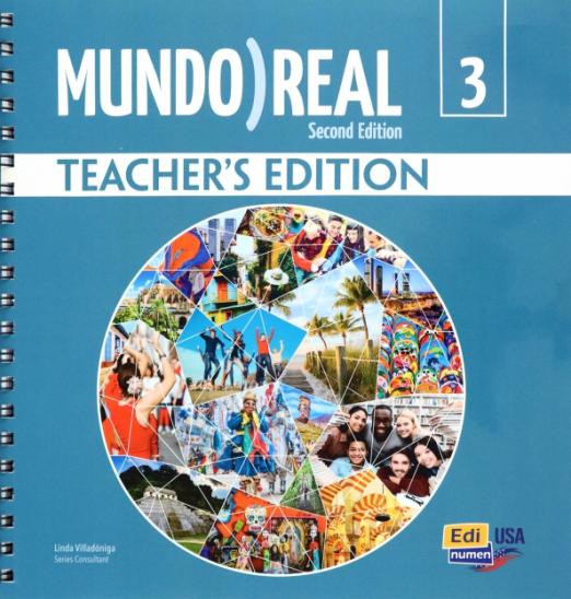 Mundo Real 3 (2nd Edition) Teacher's Edition + Online access code / Книга для учителя + код доступа
