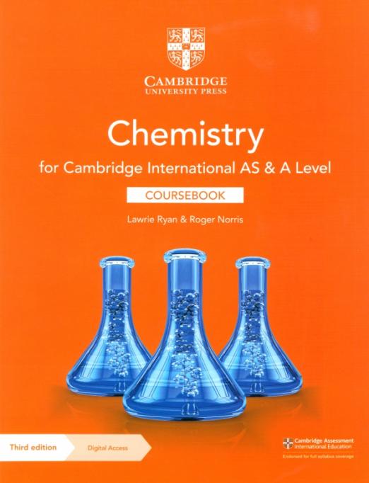Cambridge International AS & A Level Chemistry (Third Edition) Coursebook with Digital Access / Учебник + онлайн-доступ