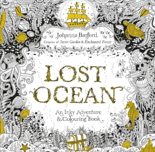 Lost Ocean. An Inky Adventure & Colouring Book