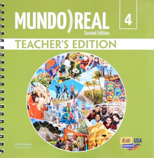 Mundo Real 4 (2nd Edition) Teacher's Edition + Online access code / Книга для учителя + код доступа