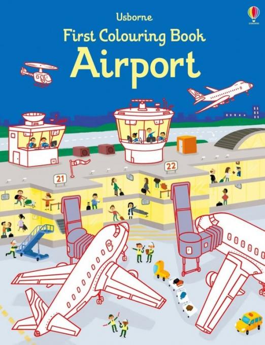 First Colouring Book. Airport