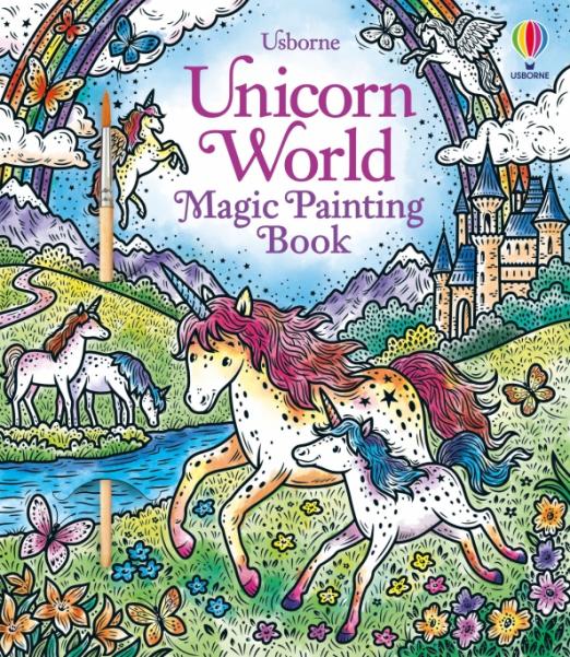 Unicorn World. Magic Painting Book