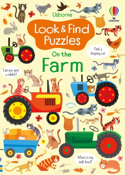 Look and Find Puzzles. On the Farm