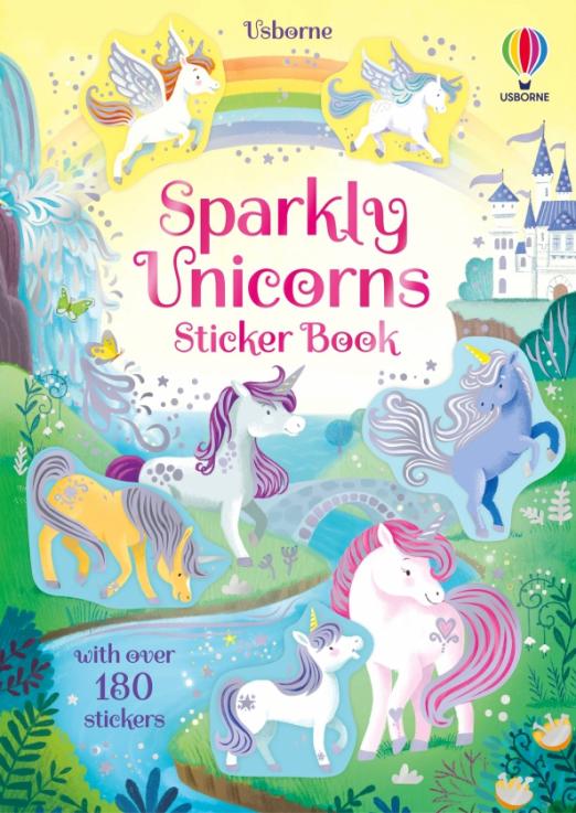 Sparkly Unicorns. Sticker Book