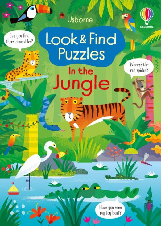 Look and Find Puzzles. In the Jungle