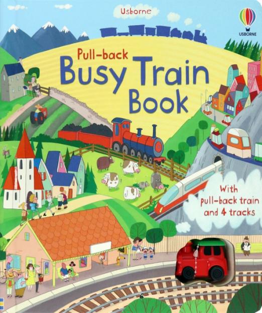 Pull-back Busy Train Book