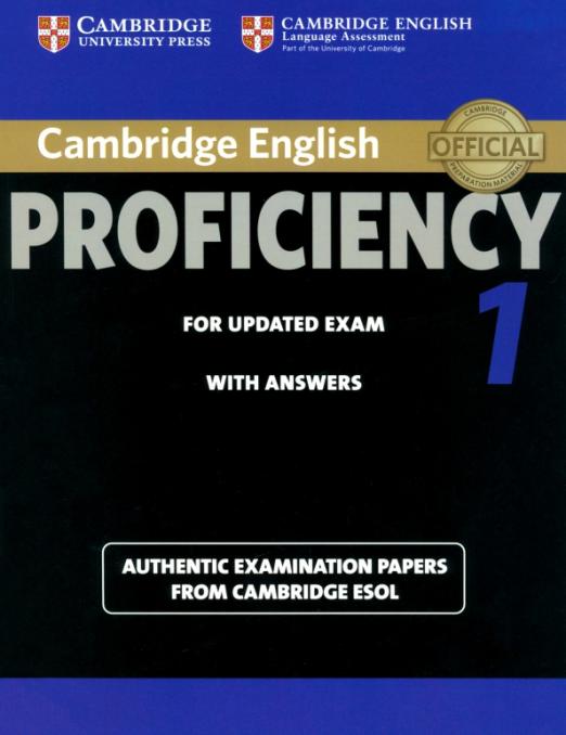 Cambridge English Proficiency 1 + Answers / Тесты + ответы
