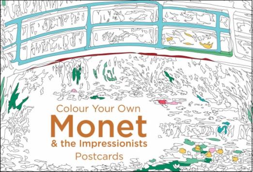 Colour Your Own Monet & the Impressionists. Postcards