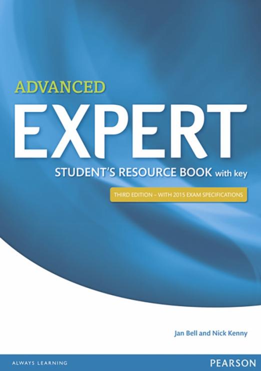 Expert (Third Edition) Advanced Student's Resource Book with 2015 exam specifications + Key / Рабочая тетрадь + ответы
