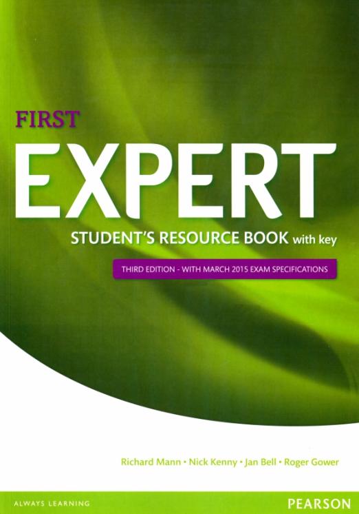 Expert (Third Edition) First Student's Resource Book with march 2015 exam specifications + Key / Рабочая тетрадь + ответы