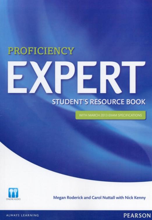 Expert (First Edition) Proficiency Student's Resource Book with 2013 exam specifications + Key / Рабочая тетрадь + ответы
