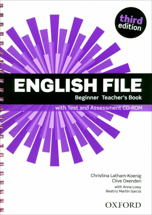Third Edition English File Beginner Teacher's Book + CD-ROM / Книга для учителя