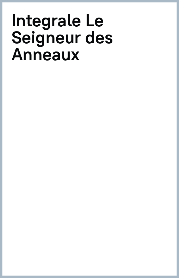 Le Seigneur des Anneaux