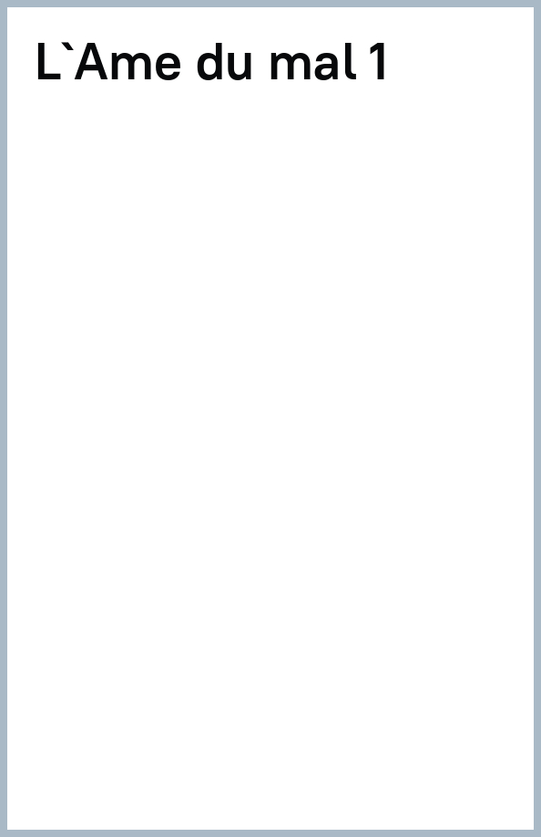 L'Âme du mal