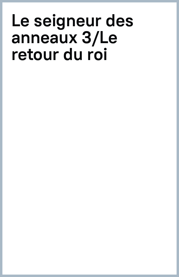 Le Retour du Roi