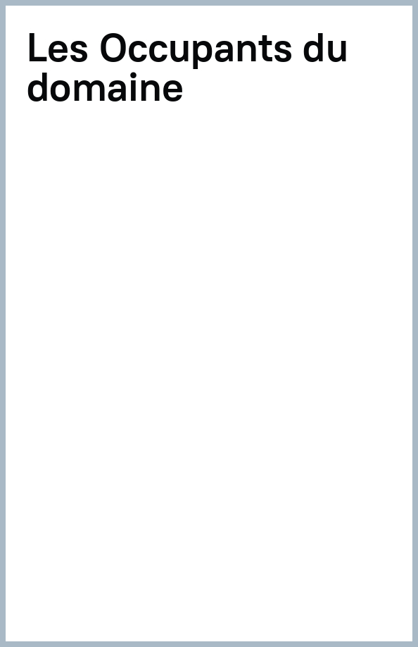 Les Occupants du domaine