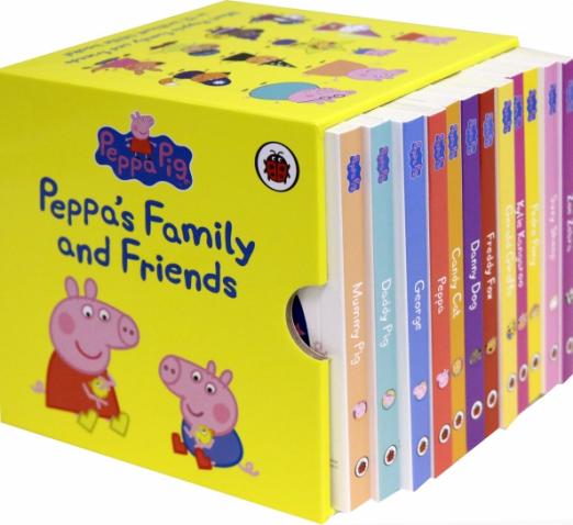 Peppa's Family and Friends (12-board book set)