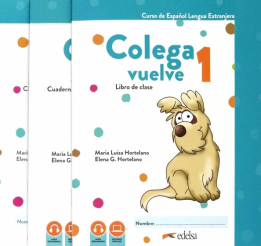 Colega vuelve 1. A1. Pack alumno. Libro, Ejercicios, Carpeta de laminas